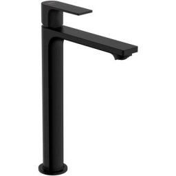 Rebris e mitigeur lavabo 240 CoolStart EcoSmart pour vasque à poser avec tirette et vidage noir mat
