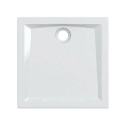 Geberit - Receveur de douche carré 80X80 cm en grès cérame 60 blanc brillant Blanc