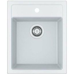 Sirius - Évier en tectonite sid 610-40, 430x530 mm, blanc 114.0503.010 - Franke