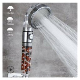 Ensemble de douche 5 pièces, filtre anti-calcaire et économiseur d'eau, douchette universelle haute