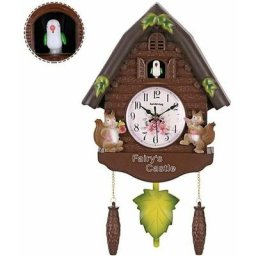 Worth Have Pendule à Coucou Forêt Noire Pendule Oiseau Horloge Murale avec Appel d'Oiseau Naturel