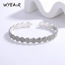 WYEAIIR – bracelet Vintage en argent Sterling 925 pour femme bijou fin de luxe avec coquille