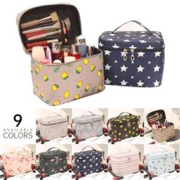 Trousse de maquillage à fermeture éclair étanche pour femme trousse à cosmétiques de grande