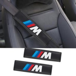Juste de ceinture de sécurité de voiture en cuir housse initiée pour M Power Dallas M2 M3 M5