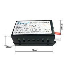 TransDevices-Pilote d'éclairage électronique pour ampoule halogène G4 AC 220V à 12V 60W garantie