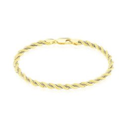 Bracelet Jerry Maille Corde Et Venitienne Or Bicolore