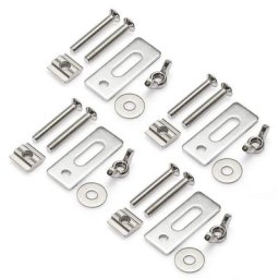 Kit de pinces de maintien M6 T pour Machine à graver le contreplaqué 4 pièces pour routeur CNC