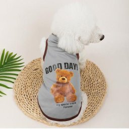 Vêtements d'été en maille respirante pour animaux de compagnie jolis vêtements pour chien ours