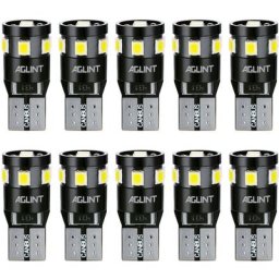 AGLINT-Puces LED T10 W5W Canbus No Brave 194 168 2825 9-SMD 2835 Éclairage Blanc pour Voiture