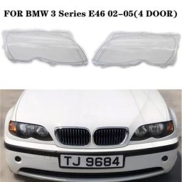 Couvercle transparent pour lentille de phare de voiture pour BMW série 3 E46 318i 320i 325i 4