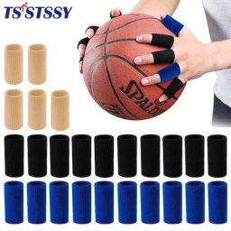 Manchons de doigts de Golf 10 pièces attelle de pouce Support protecteur de Compression élastique
