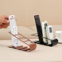Support de télécommande TV à 4 grilles 1PC conteneur de rangement pour articles divers de bureau