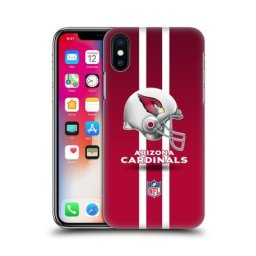 Étui pour téléphone à coque rigide avec logo Casque des Cardinals de l'Arizona - iPhone