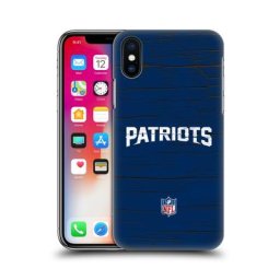 Coque de téléphone rigide effet vieilli des Patriots de la Nouvelle-Angleterre - iPhone