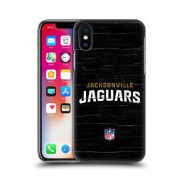 Coque de téléphone rigide effet vieilli Jacksonville Jaguars - iPhone