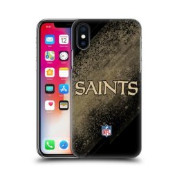 Étui pour téléphone à coque rigide New Orleans Saints Blur - iPhone