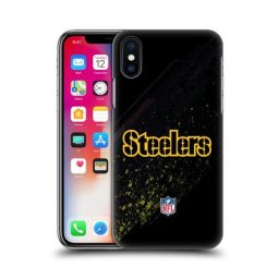 Étui pour téléphone à coque rigide Blur des Steelers de Pittsburgh - iPhone