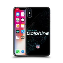 Étui pour téléphone à coque rigide Miami Dolphins Blur - iPhone