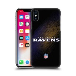 Étui pour téléphone à coque rigide Baltimore Ravens Blur - iPhone