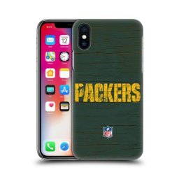 Étui rigide effet vieilli Green Bay Packers pour téléphone - iPhone