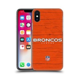 Étui pour téléphone rigide effet vieilli Broncos de Denver - iPhone