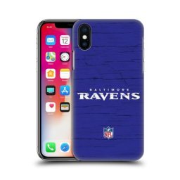 Étui pour téléphone à coque rigide effet vieilli Corbeaux de Baltimore - iPhone