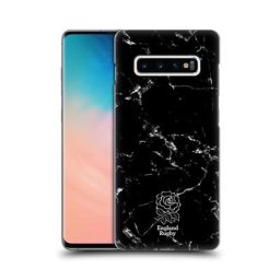 Étui pour téléphone rigide en marbre noir England Rugby - Samsung