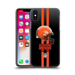 Coque de téléphone à coque rigide avec logo casque des Cleveland Browns - iPhone