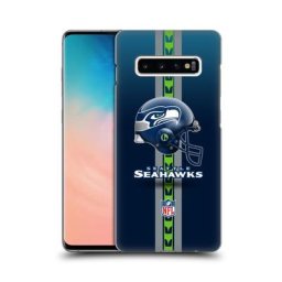 Étui de téléphone à coque rigide avec logo pour casque Seattle Seahawks - Samsung