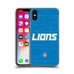 Coque rigide effet vieilli Detroit Lions pour téléphone - iPhone