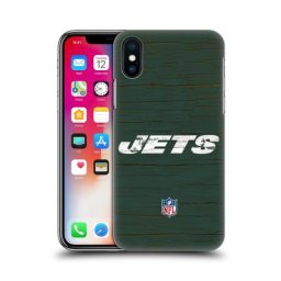 Étui pour téléphone rigide effet vieilli Jets de New York - iPhone