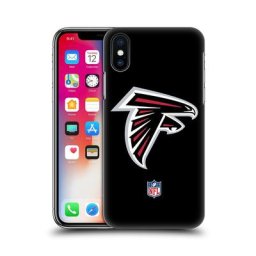 Étui rigide pour téléphone avec logo des Falcons d'Atlanta - iPhone