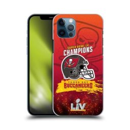 Étui rigide pour téléphone avec casque des champions du Super Bowl LV des Buccaneers de Tampa Bay - iPhone