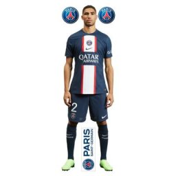 Sticker mural PSG Hakimi - 120cm