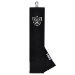 Serviette de golf à trois plis Las Vegas Raiders