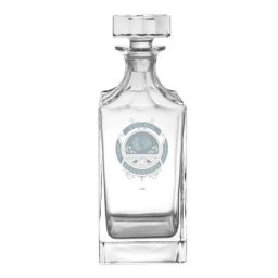 Blackhawks de Chicago 23,75 oz. Carafe en verre baroque Frost