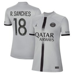 Maillot PSG Jordan Extérieur Stadium 22/23 - Femme avec flocage R.Sanches 18