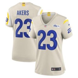 Maillot de match Cam Akers Bone Los Angeles Rams Nike pour femme