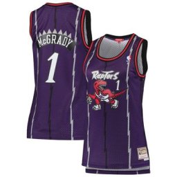 Maillot Femme Mitchell & Ness Tracy McGrady Violet Toronto Raptors 1998-99 Hardwood Classics Swingman