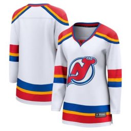 Fanatics Branded Blanc New Jersey Devils Édition Spéciale 2.0 Breakaway Maillot Vierge pour Femme