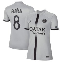 Maillot PSG Jordan Extérieur Stadium 22/23 - Femme avec flocage Fabian 8