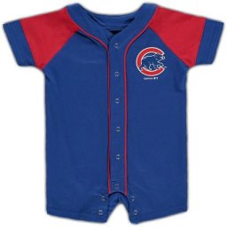 Barboteuse Little Slugger Royal Chicago Cubs pour nouveau-né et bébé