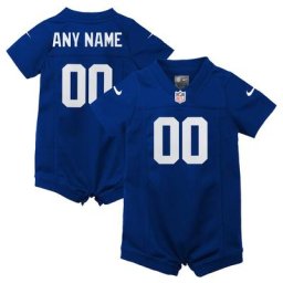 Barboteuse en jersey Nike Home des New York Giants - Personnalisée - Nourrisson