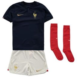 Mini Kit France Domicile 2022/2023 Bleu/Blanc/Rouge Junior