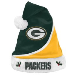 Bonnet de Noël à blocs de couleur Green Bay Packers