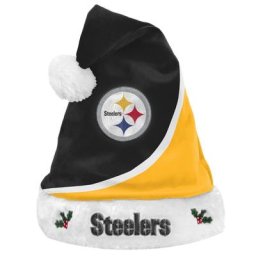Bonnet de Noël à blocs de couleurs Pittsburgh Steelers