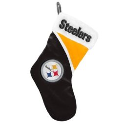 Chaussette de Noël à blocs de couleur des Steelers de Pittsburgh