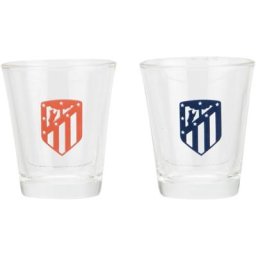Verres à liqueur de l'Atlético de Madrid - Lot de 2