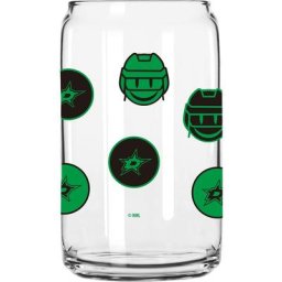 Étoiles de Dallas 16 oz. Smiley peut verre