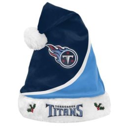 Bonnet de Noël à blocs de couleur des Titans du Tennessee